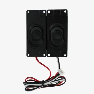 4 ohm 2.5 Watt Speaker Pair for LED/LCD TV Rectangle Shape