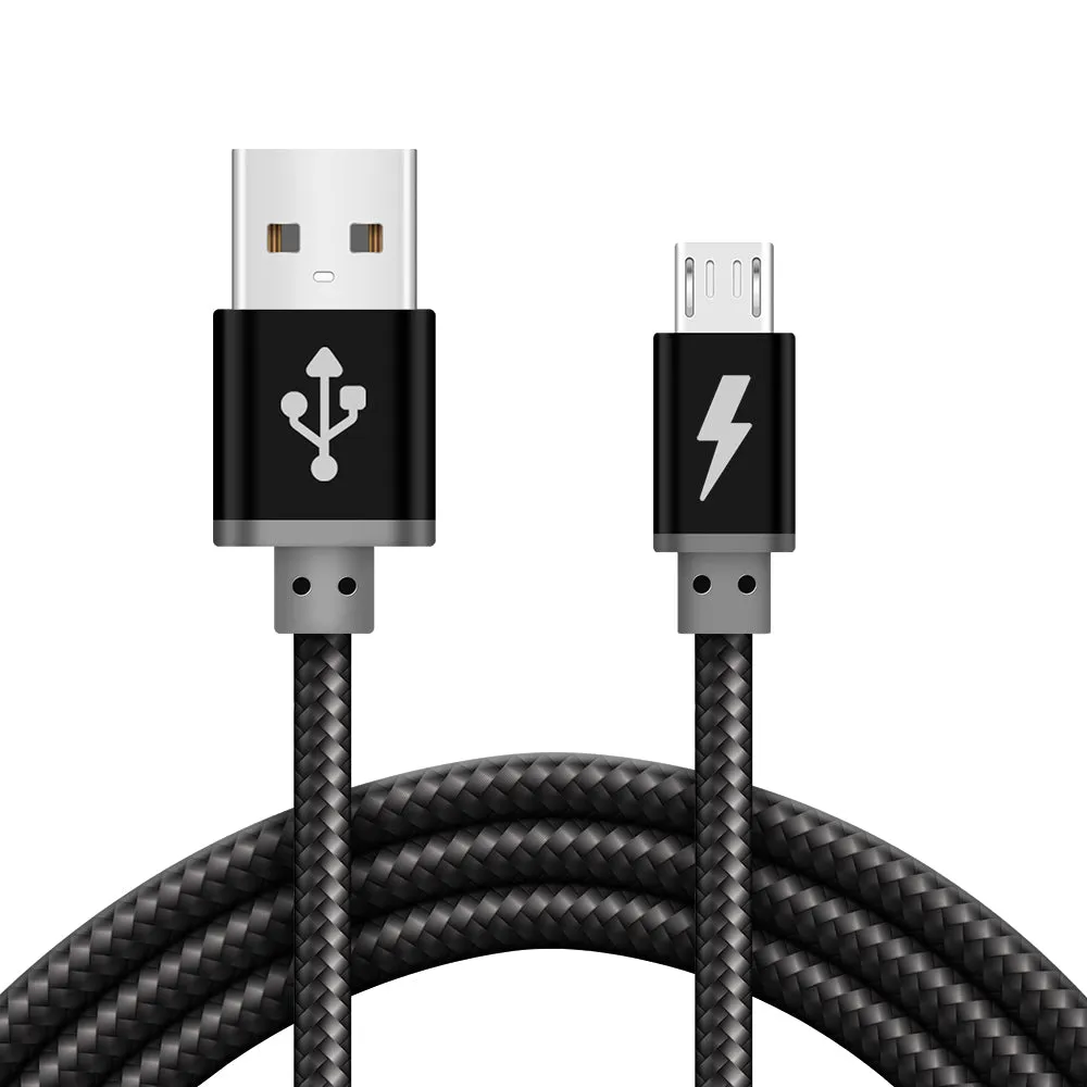 Best Quality Braided Micro USB Cable for Data Sync and Charging