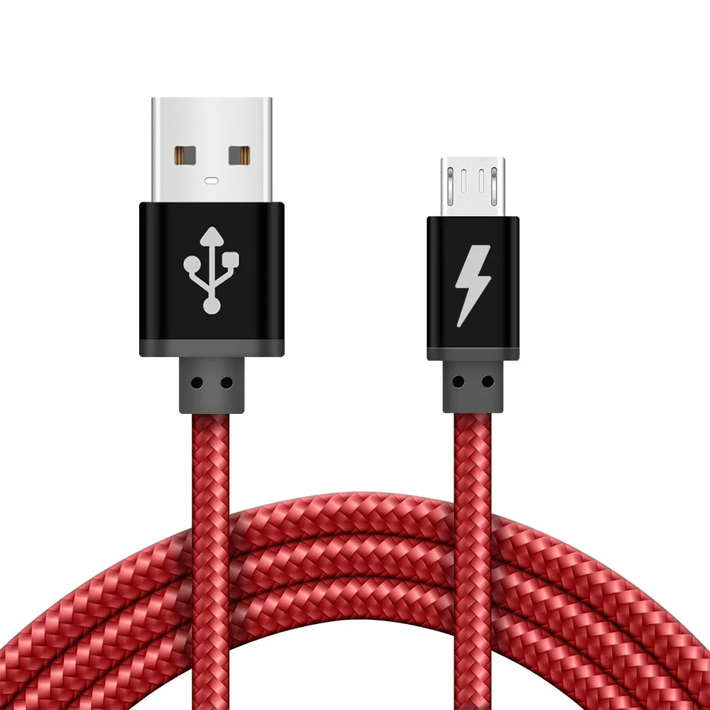 Best Quality Braided Micro USB Cable for Data Sync and Charging