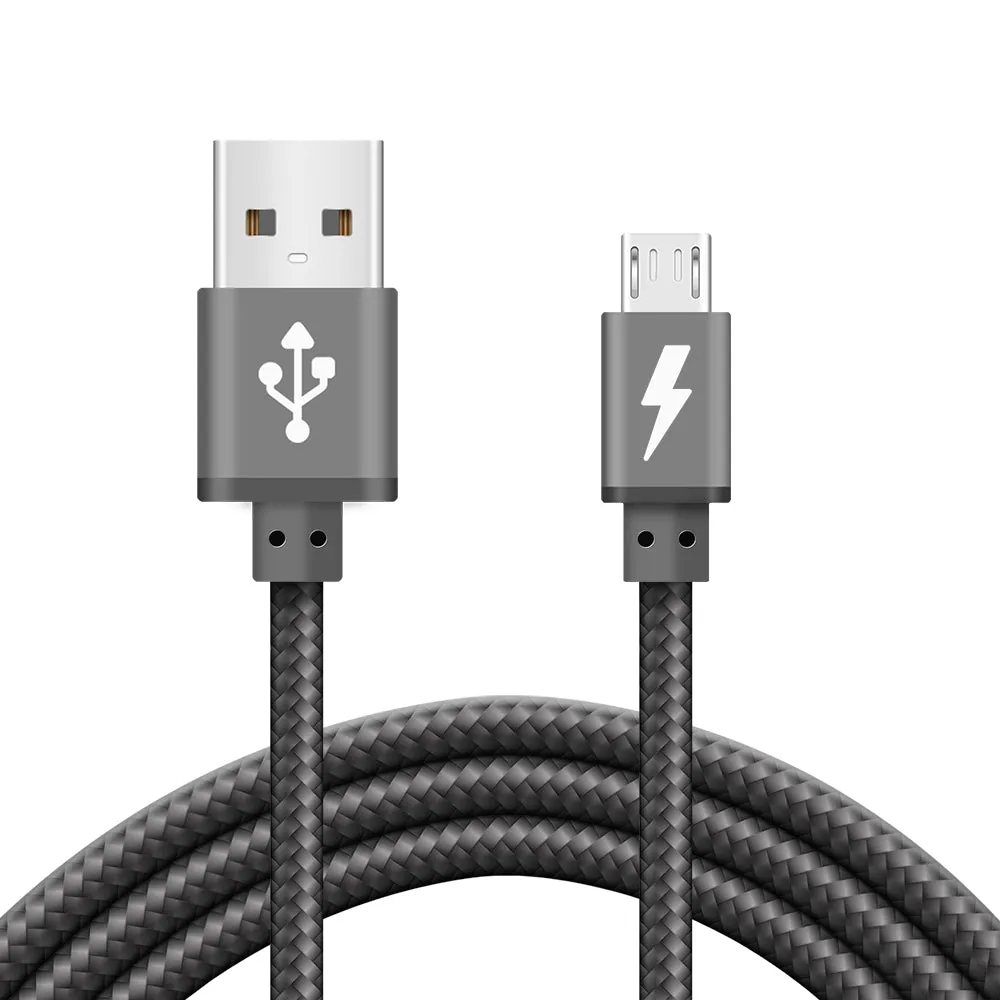 Best Quality Braided Micro USB Cable for Data Sync and Charging