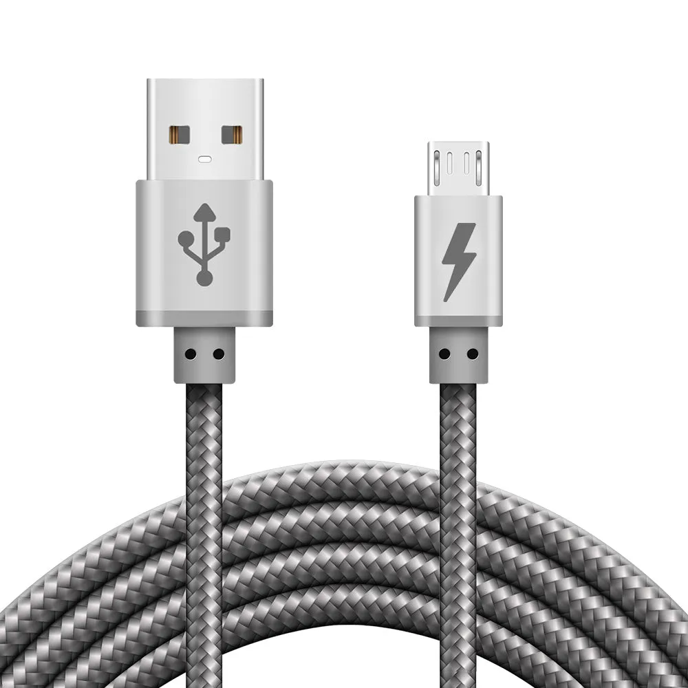 Best Quality Braided Micro USB Cable for Data Sync and Charging