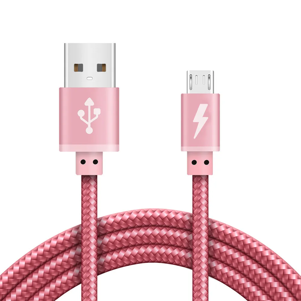 Best Quality Braided Micro USB Cable for Data Sync and Charging