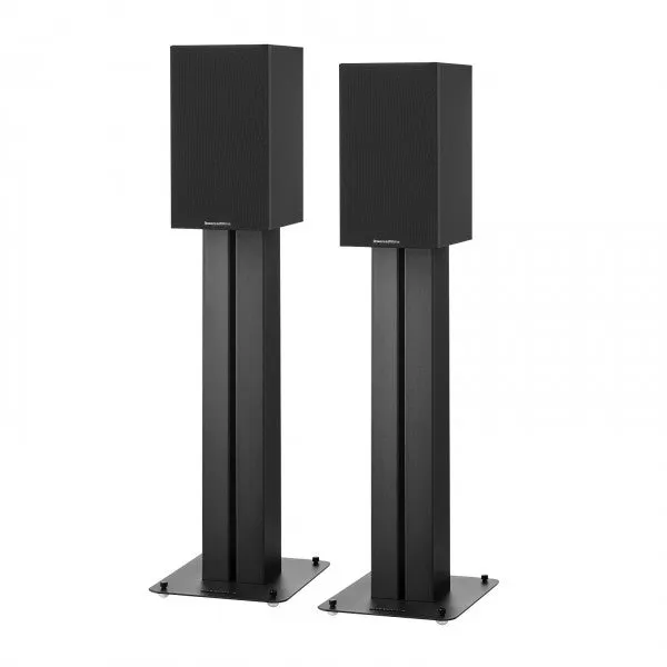 Bowers & Wilkins 607 S3 Bookshelf Speakers with FS-600 S3 Stands Black