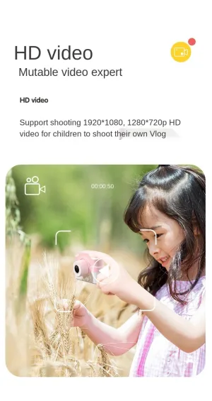 Children's Camera Toys Can Take Photos 3.0 Touch Screen Camera Baby Mini 4800W SLR Children's Birthday Gifts