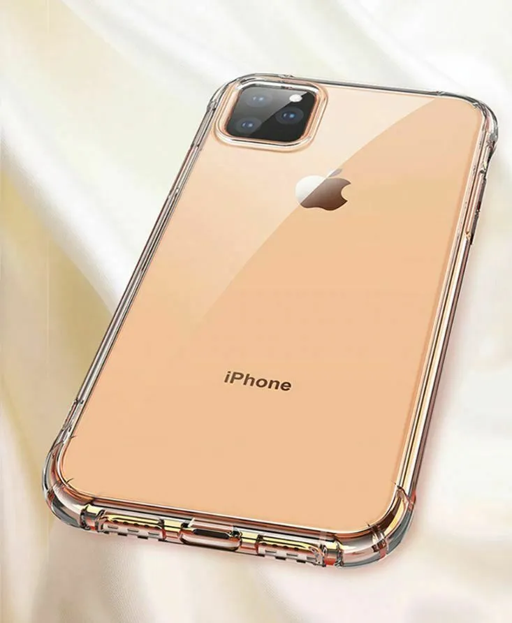 CLEAR Case For iPhone 11 Pro Max Max XR X XS Max Cover Silicone Shockproof TOUGH