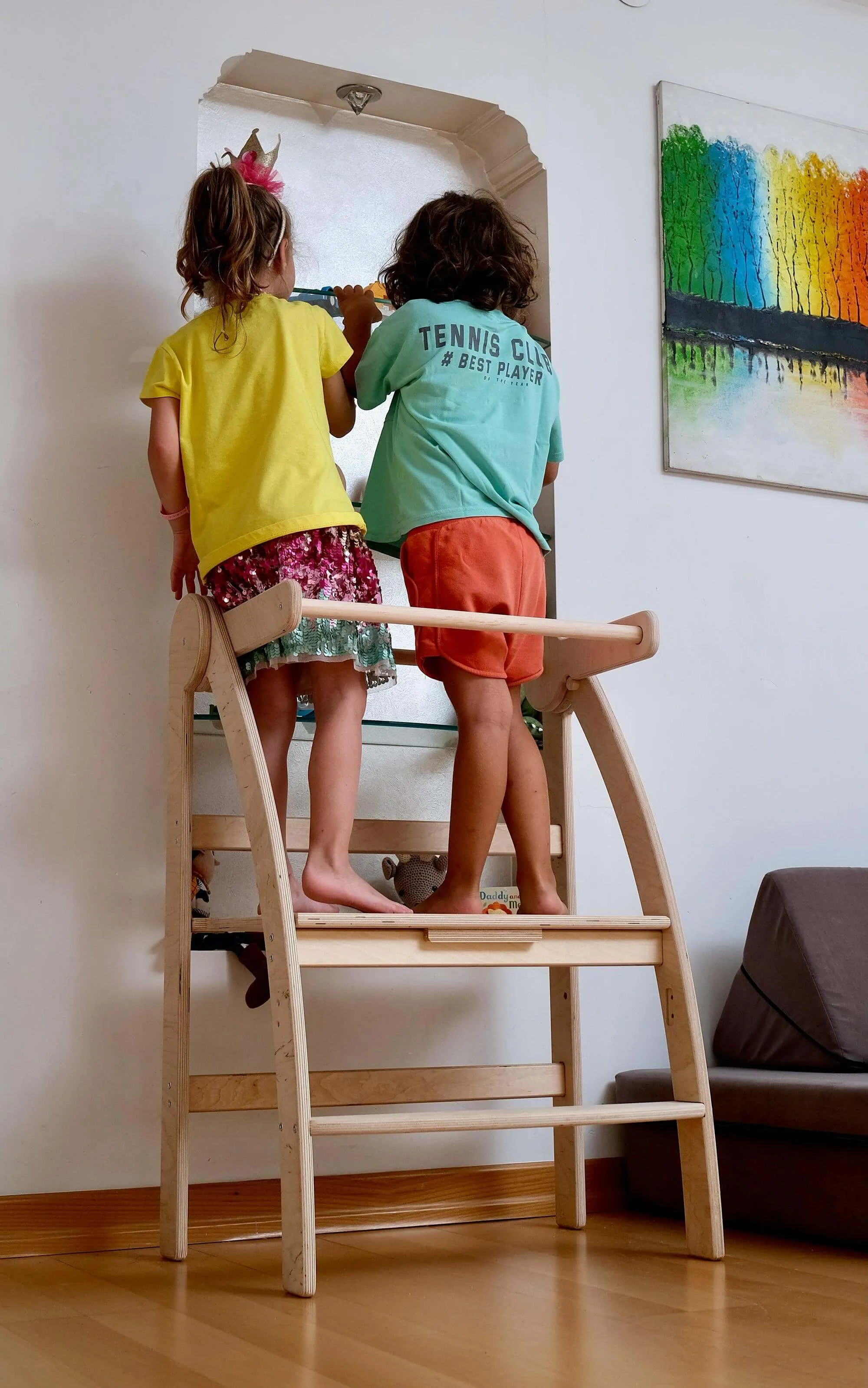 Double Montessori Kitchen Tower