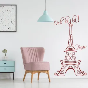 Eiffel Tower Wall Stickers - Paris Vinyl Decal