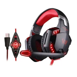 Futuristic Design Vibrating LED Gaming Headset