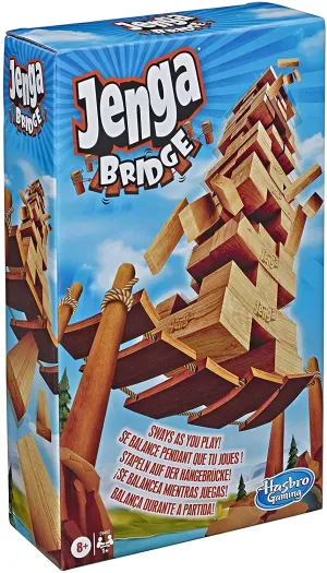 Jenga Bridge Wooden Block Stacking Tumbling Tower Game