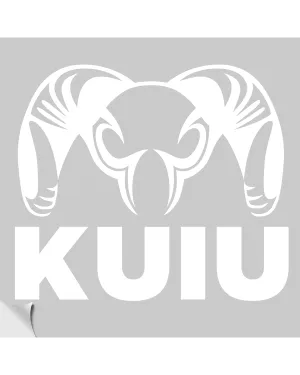 KUIU Cut Vinyl Decal | White