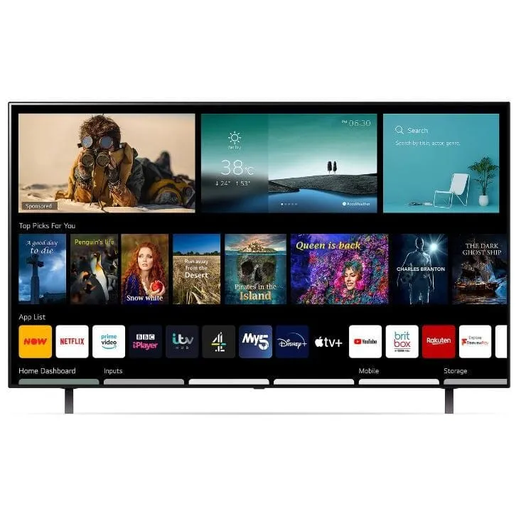 LG OLED48A16LA 48" 4K UHD OLED Smart TV with Self- lit Pixel Technology