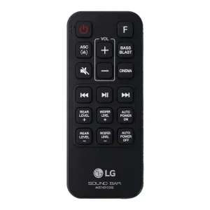 LG Remote Control (AKB74815396) for Select LG Soundbars - Black