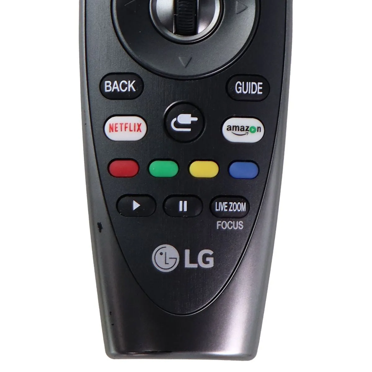 LG Remote Control (AN-MR18BA) for Select LG TVs with Netflix/Amazon Keys - Gray