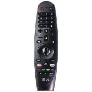 LG Remote Control (AN-MR18BA) for Select LG TVs with Netflix/Amazon Keys - Gray