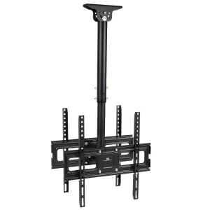 Maclean Mc-944 Universal Bracket For 2 Tv Ceiling Mount Swivel Tilt Adjustable 32" - 65" Vesa Oled Qled Led Lcd Plasma