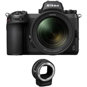 Nikon Z 6II Mirrorless Digital Camera with 24-70mm f/4 Lens and FTZ Adapter Kit