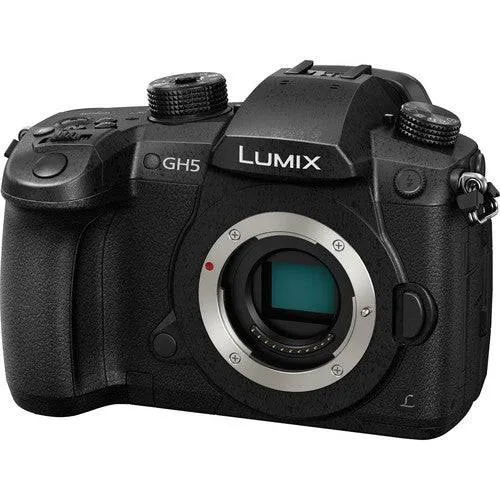 Panasonic Lumix GH5 Digital Camera w/ WiFi (Body)   64GB Flash Memory Bundle