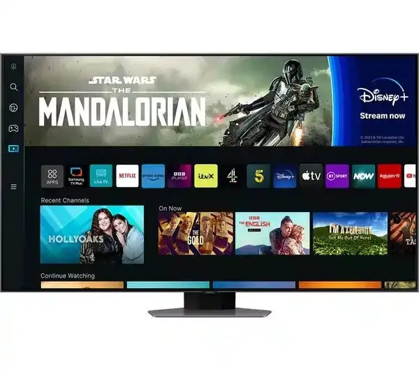 SAMSUNG QE55Q80CATXXU 55" Smart 4K Ultra HD HDR QLED TV with Bixby, Alexa & Google Assistant - Carbon Silver