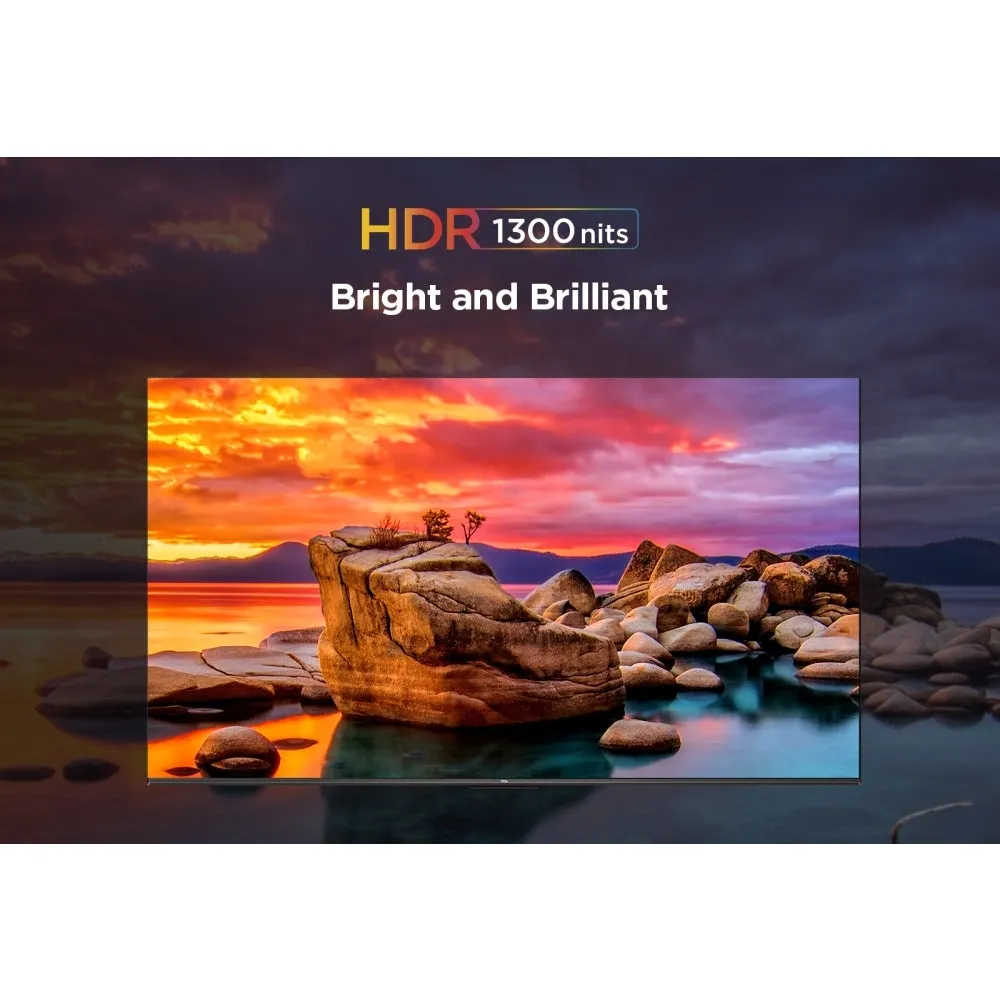 TCL 50C805K 50 Inch C805K 4K UHD HDR QLED Mini LED Smart Google TV 2024