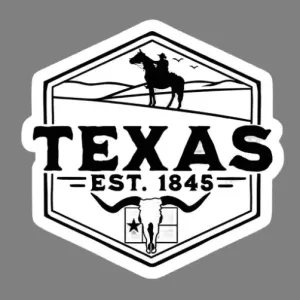 Texas Badge Sticker