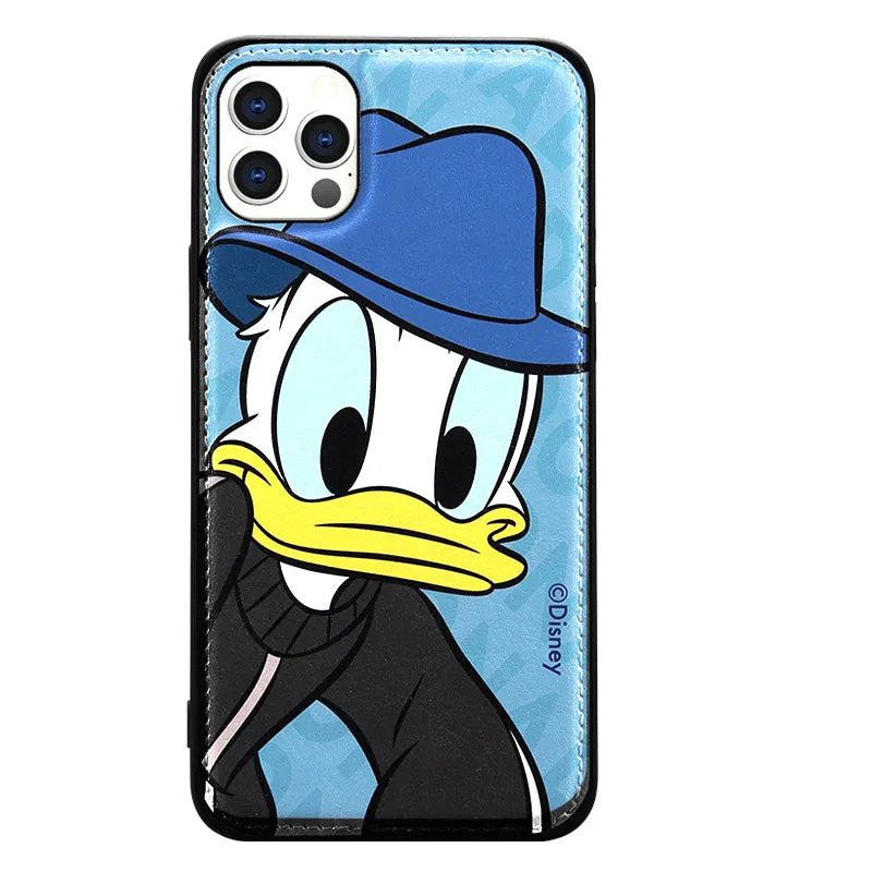 UKA Disney Hat Trick Premium Leather Back Case Cover