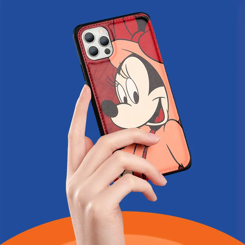 UKA Disney Hat Trick Premium Leather Back Case Cover