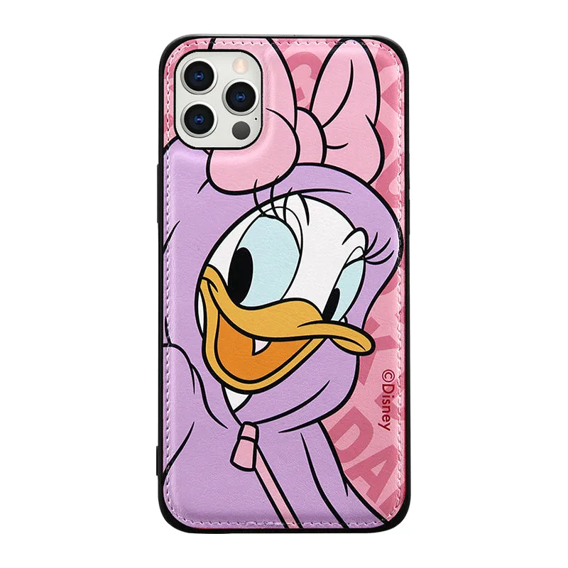 UKA Disney Hat Trick Premium Leather Back Case Cover