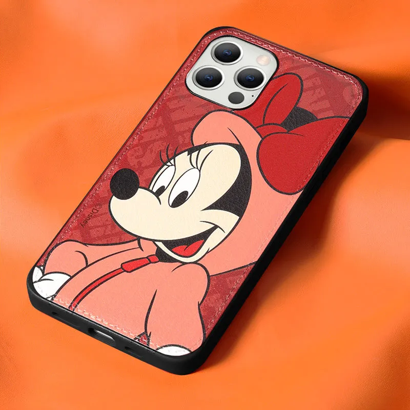 UKA Disney Hat Trick Premium Leather Back Case Cover