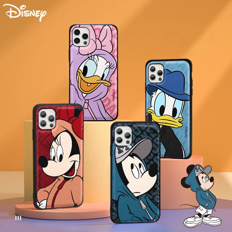 UKA Disney Hat Trick Premium Leather Back Case Cover