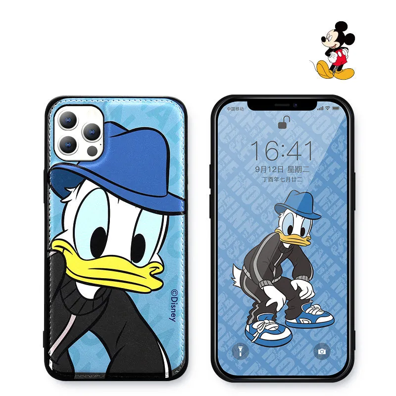 UKA Disney Hat Trick Premium Leather Back Case Cover